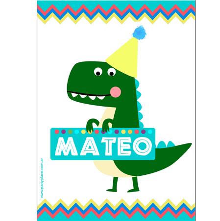 Afiche Pers. Baby Dino
